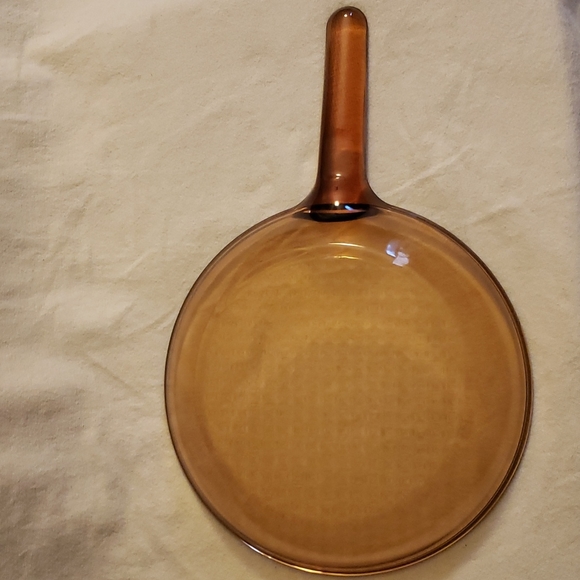 Corning Visions ware 10" Amber Skillet - Picture 6 of 7